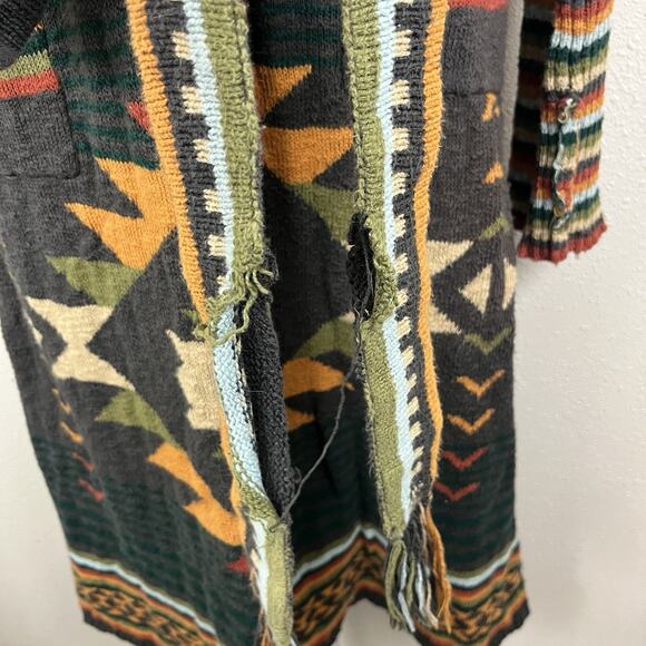 Faherty X B. Yellowtail Paloma Duster Womens S Small Western Aztec READ $348 - Picture 5 of 9